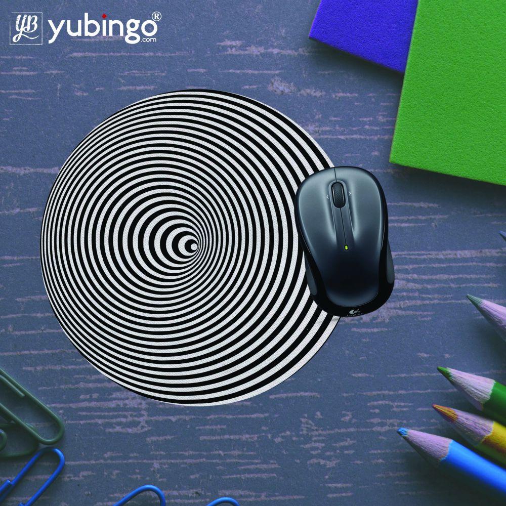 Circular Pattern Mouse Pad (Round)-Image5
