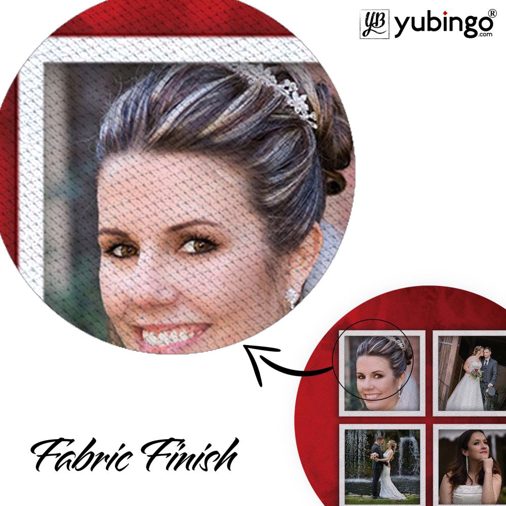 Collage with Photos Mouse Pad (Round)-Image3