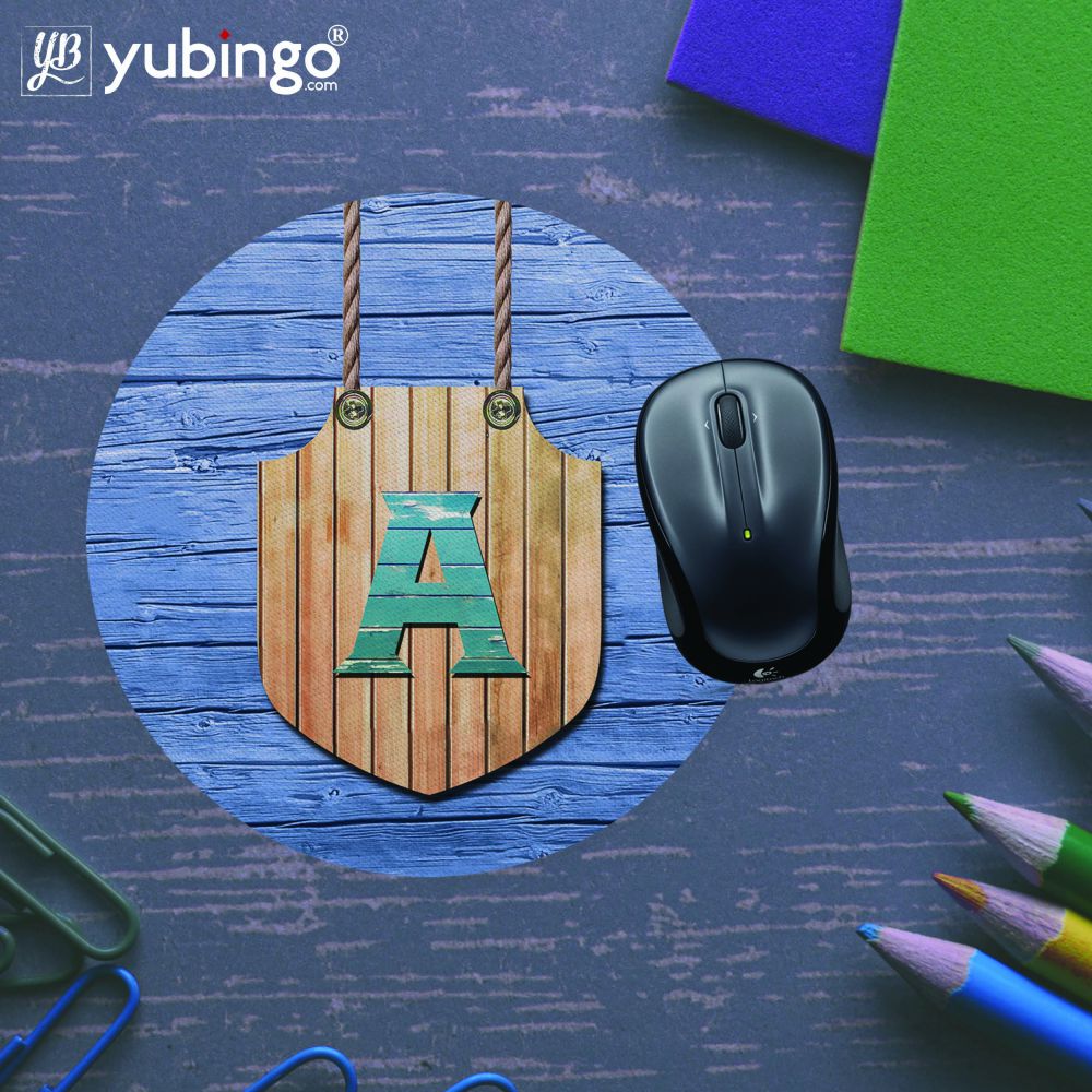 Customised Alphabet Mouse Pad (Round)-Image5