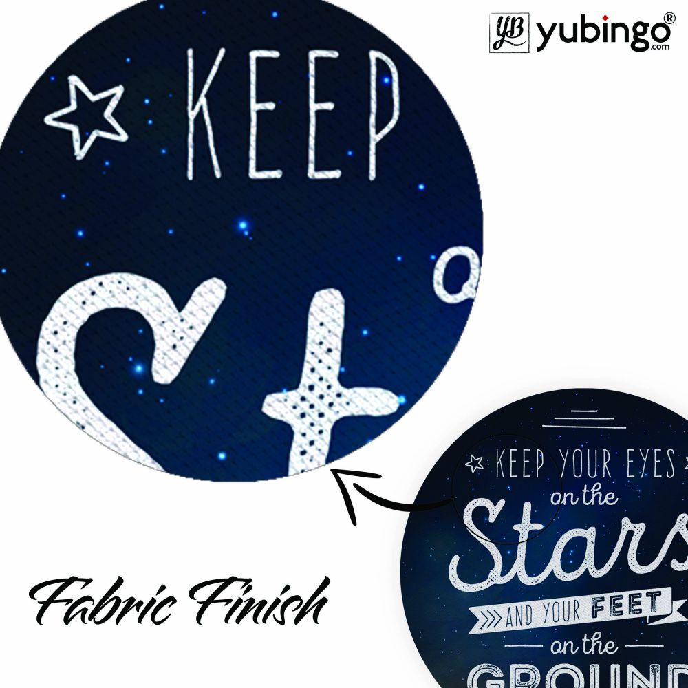 Eyes on Stars Mouse Pad (Round)-Image3