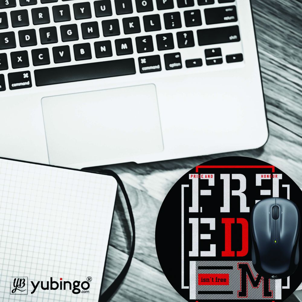 Freedom Isn't Free Mouse Pad (Round)-Image4