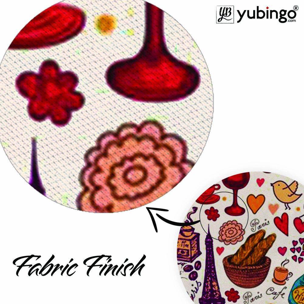 French Delight Mouse Pad (Round)-Image3