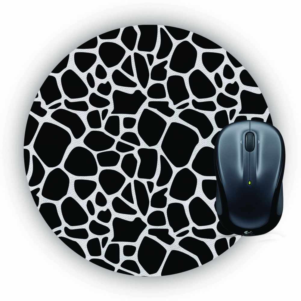 Giraffe Pattern Mouse Pad (Round)