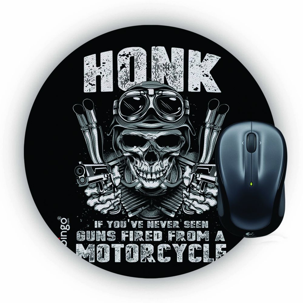 Honk At Own Risk Mouse Pad (Round)