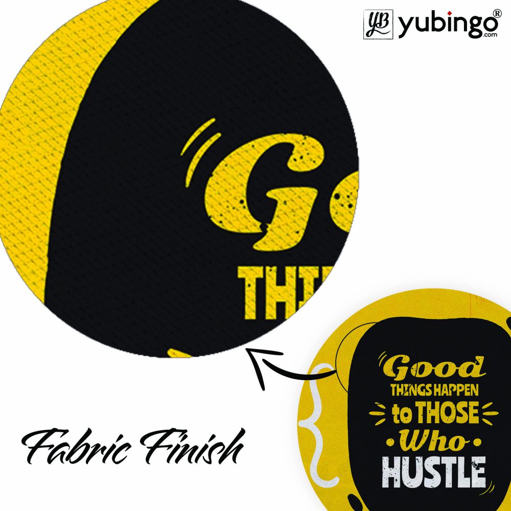Hustle Mouse Pad (Round)-Image3