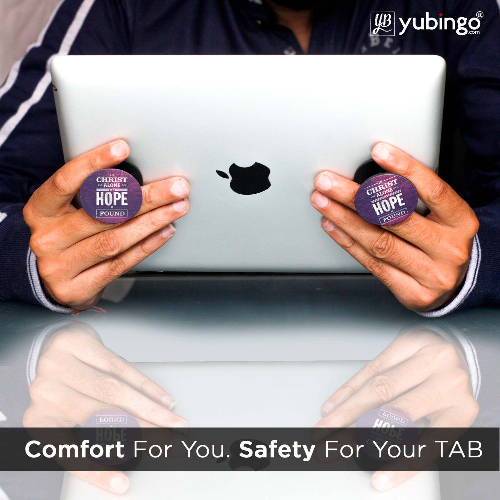 In Christ I Find Hope Mobile Grip Stand (Black)-Image5