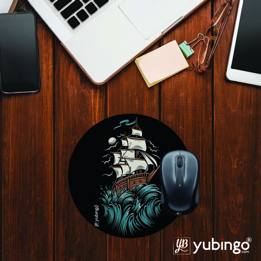 In Deep Sea Mouse Pad (Round)-Image2