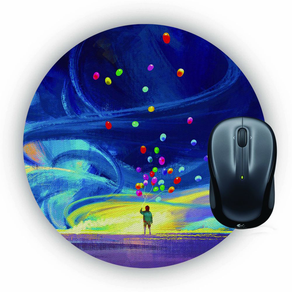 In The Sky Mouse Pad (Round)