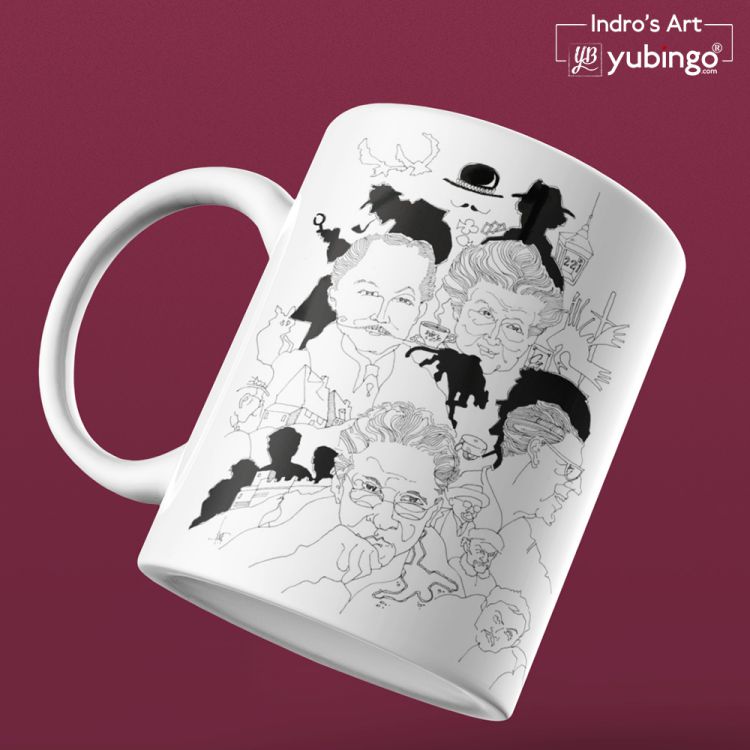 Indro's Art Great Detectives Coffee Mug-Image3