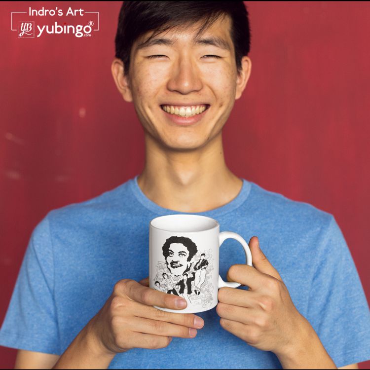 Indro's Art Kishore Kumar Coffee Mug-Image4