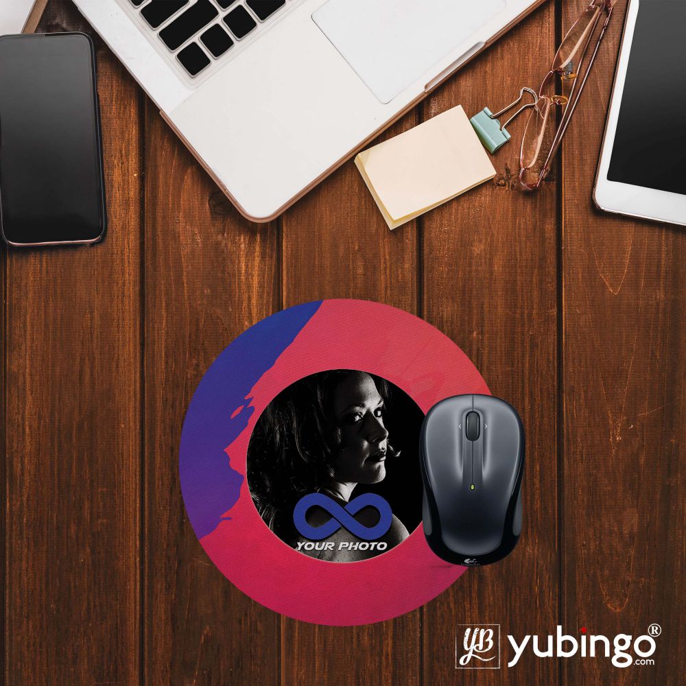 Infinite Photo Mouse Pad (Round)-Image2