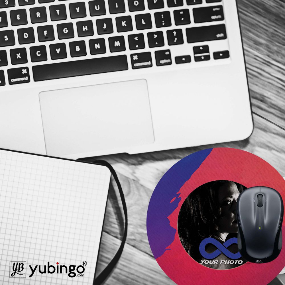 Infinite Photo Mouse Pad (Round)-Image4