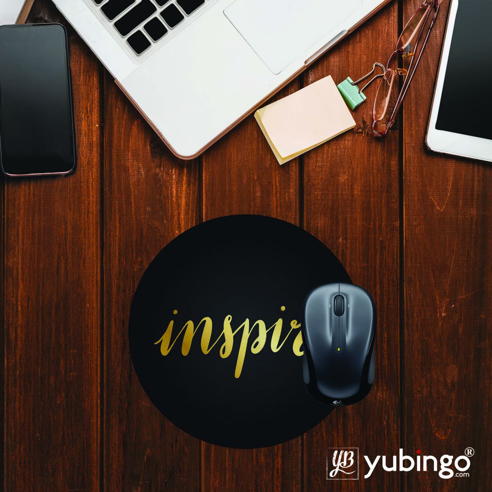 Inspire Mouse Pad (Round)-Image2