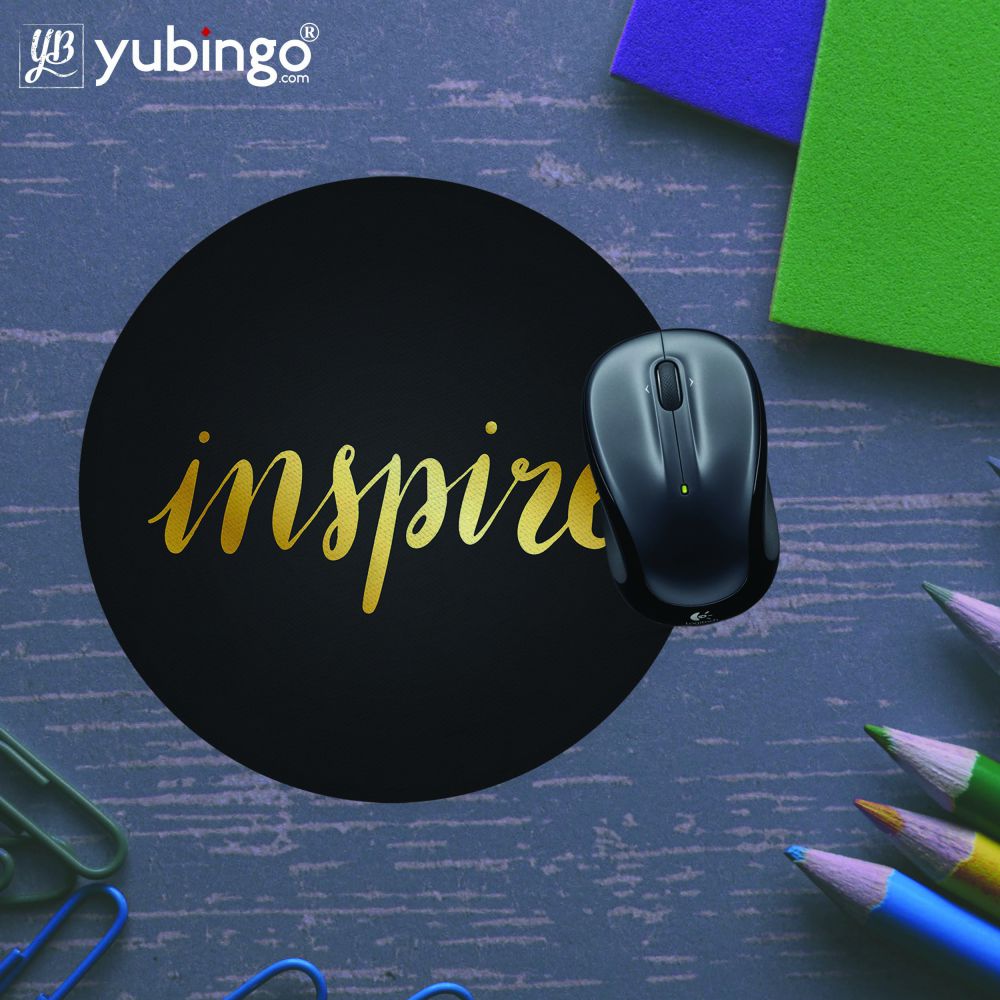 Inspire Mouse Pad (Round)-Image5