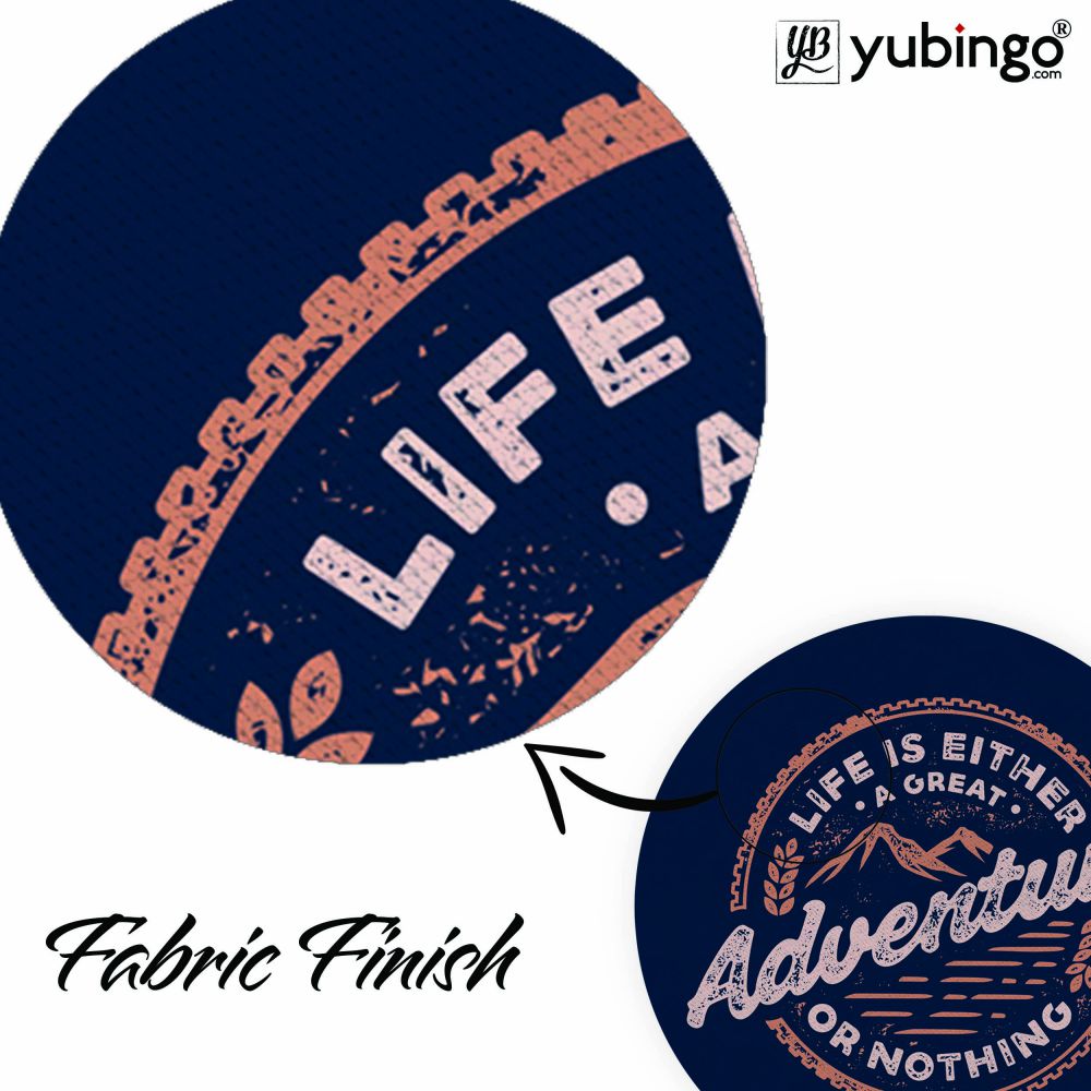 Life is Adventure Mouse Pad (Round)-Image3