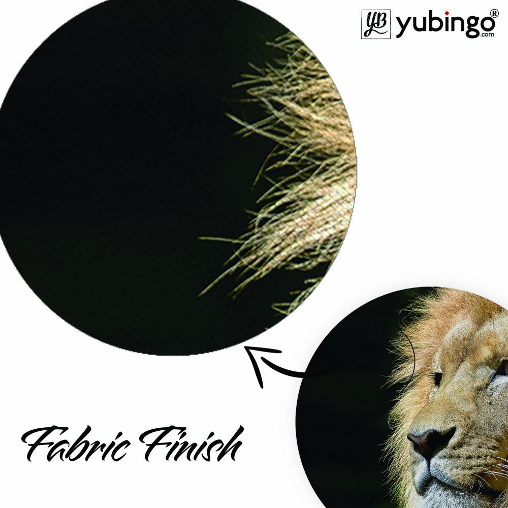 Lion Mouse Pad (Round)-Image3