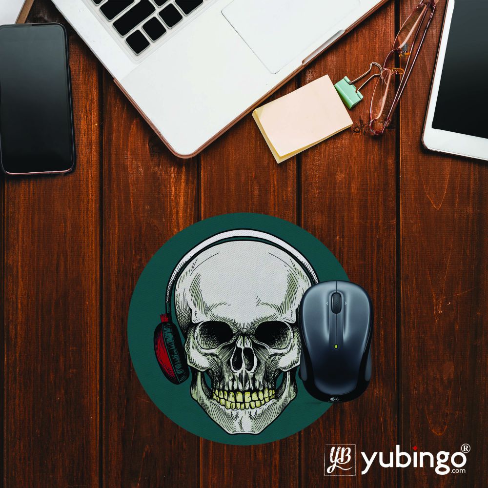 Music Deep Inside Mouse Pad (Round)-Image2