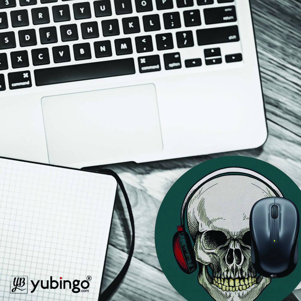 Music Deep Inside Mouse Pad (Round)-Image4