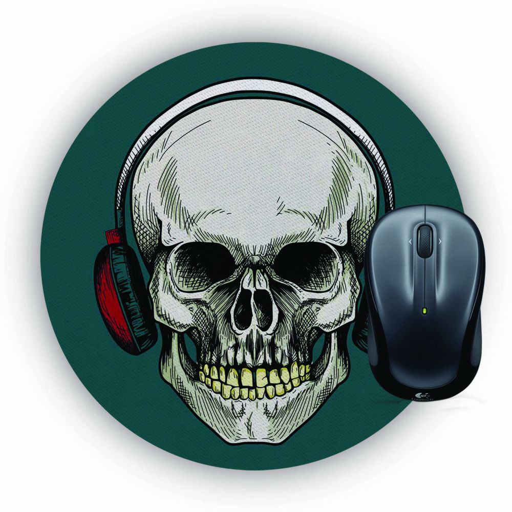 Music Deep Inside Mouse Pad (Round)