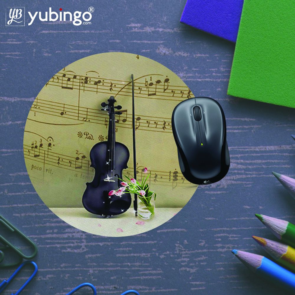 Musical Tone Mouse Pad (Round)-Image5