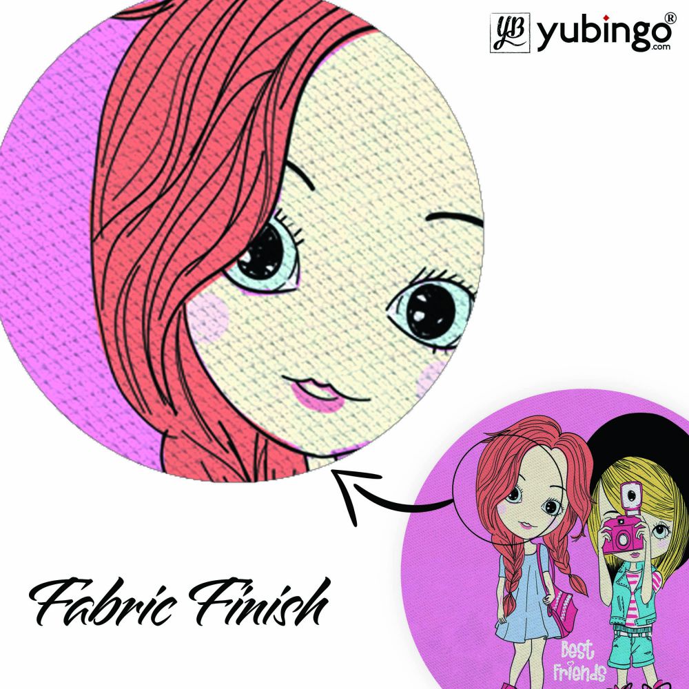 My Best Friends Mouse Pad (Round)-Image3