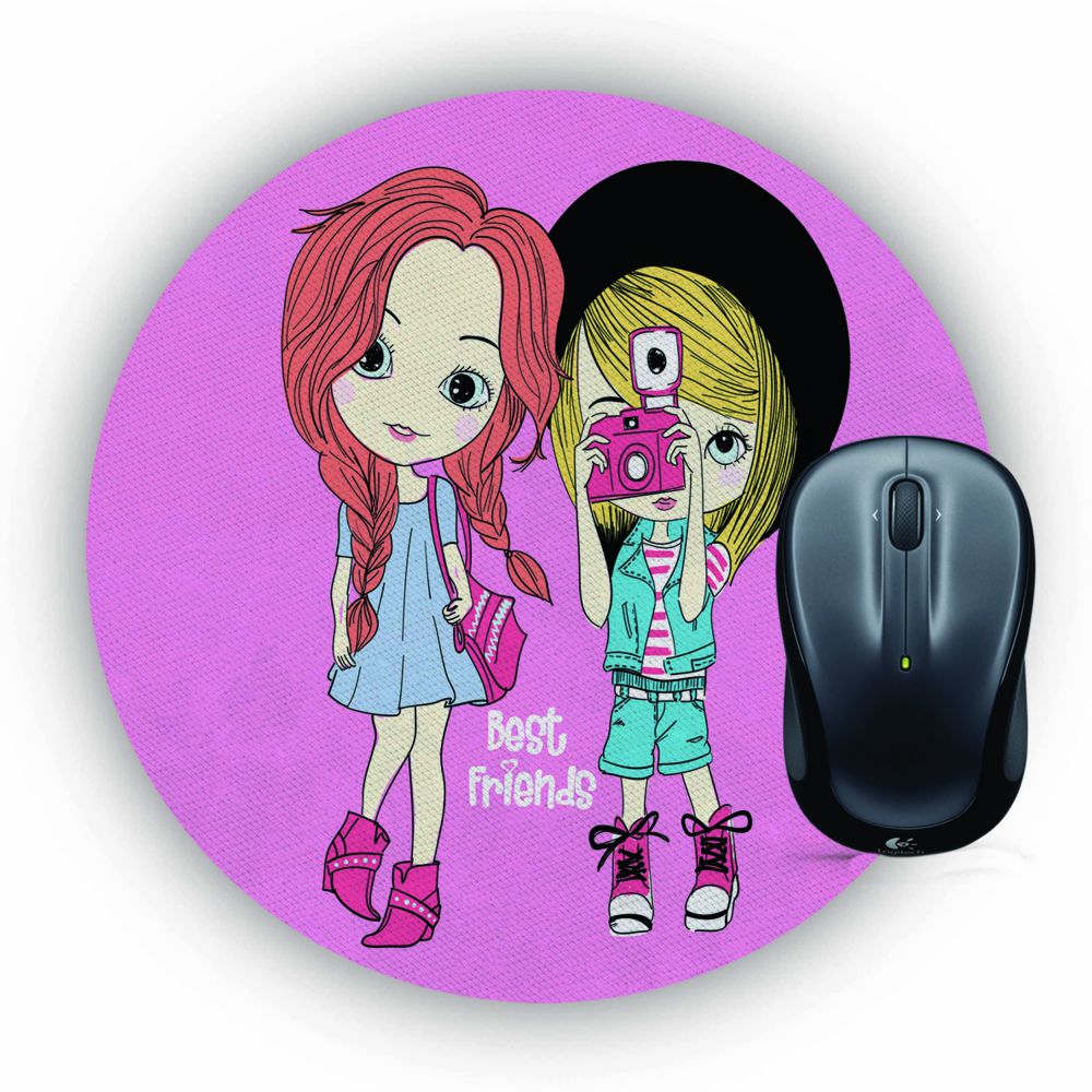 My Best Friends Mouse Pad (Round)