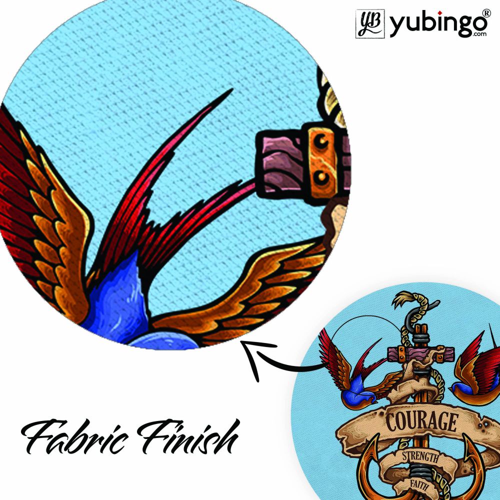 Nautical Spirit Mouse Pad (Round)-Image3