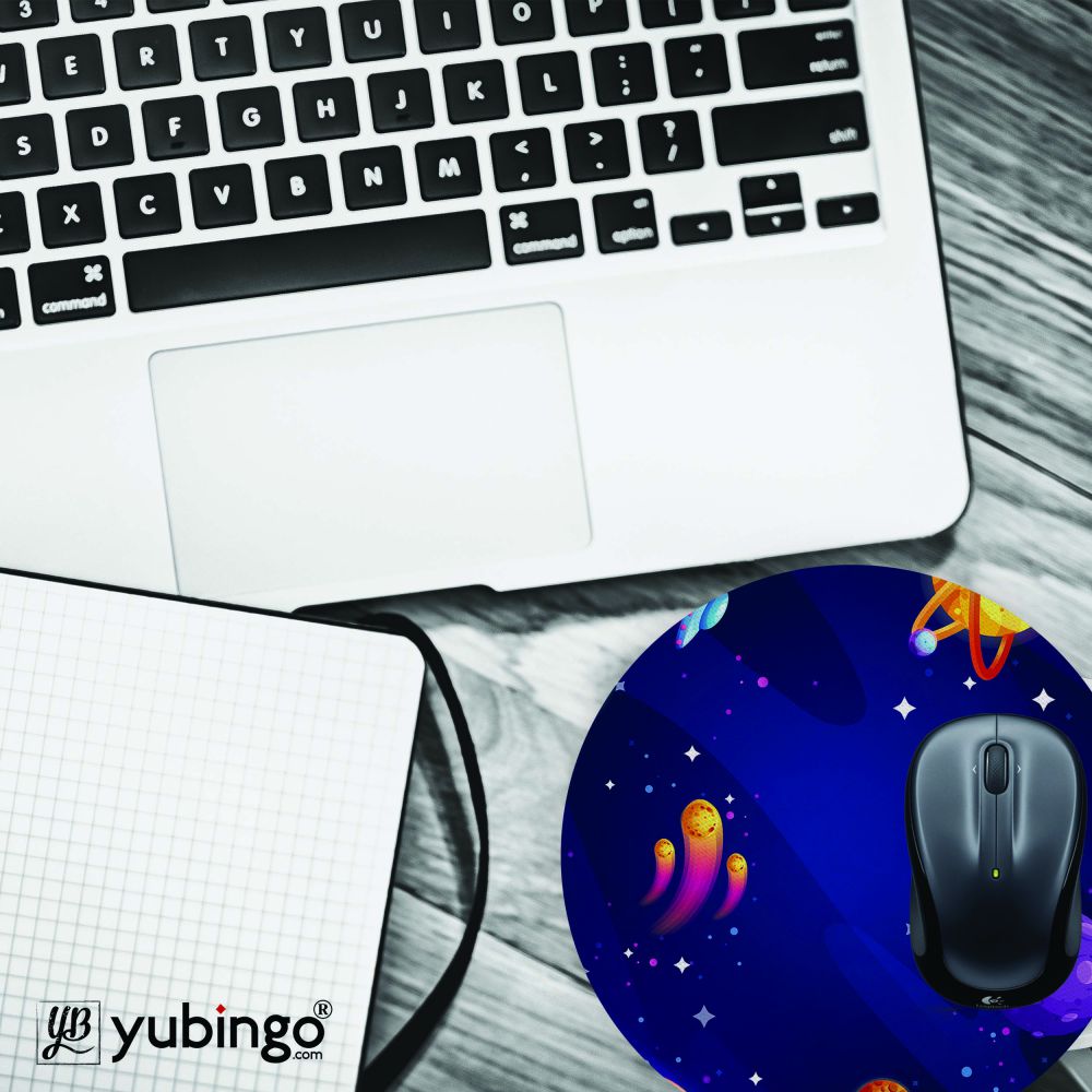 New Galaxy Mouse Pad (Round)-Image4