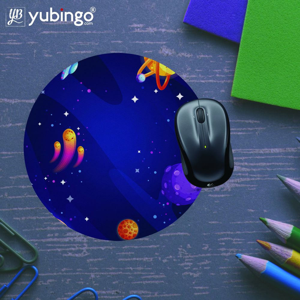 New Galaxy Mouse Pad (Round)-Image5