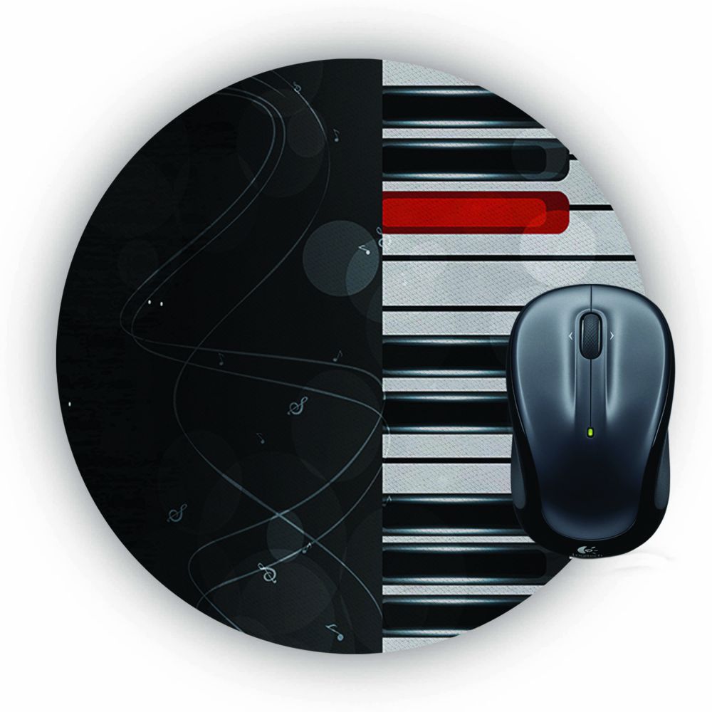 Piano Mouse Pad (Round)