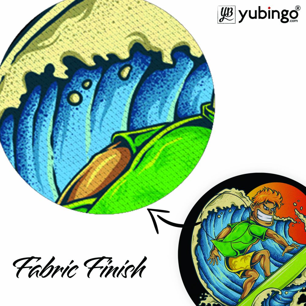 Pro Surfer Mouse Pad (Round)-Image3