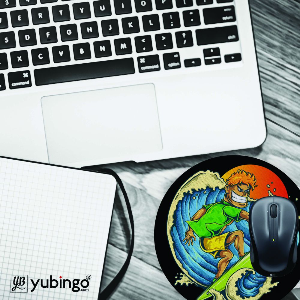 Pro Surfer Mouse Pad (Round)-Image4