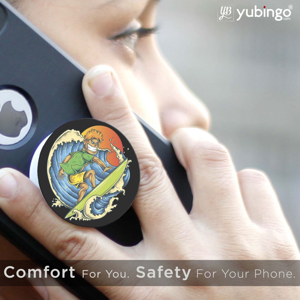 Pro Surfer Mobile Grip Stand (Black)-Image6