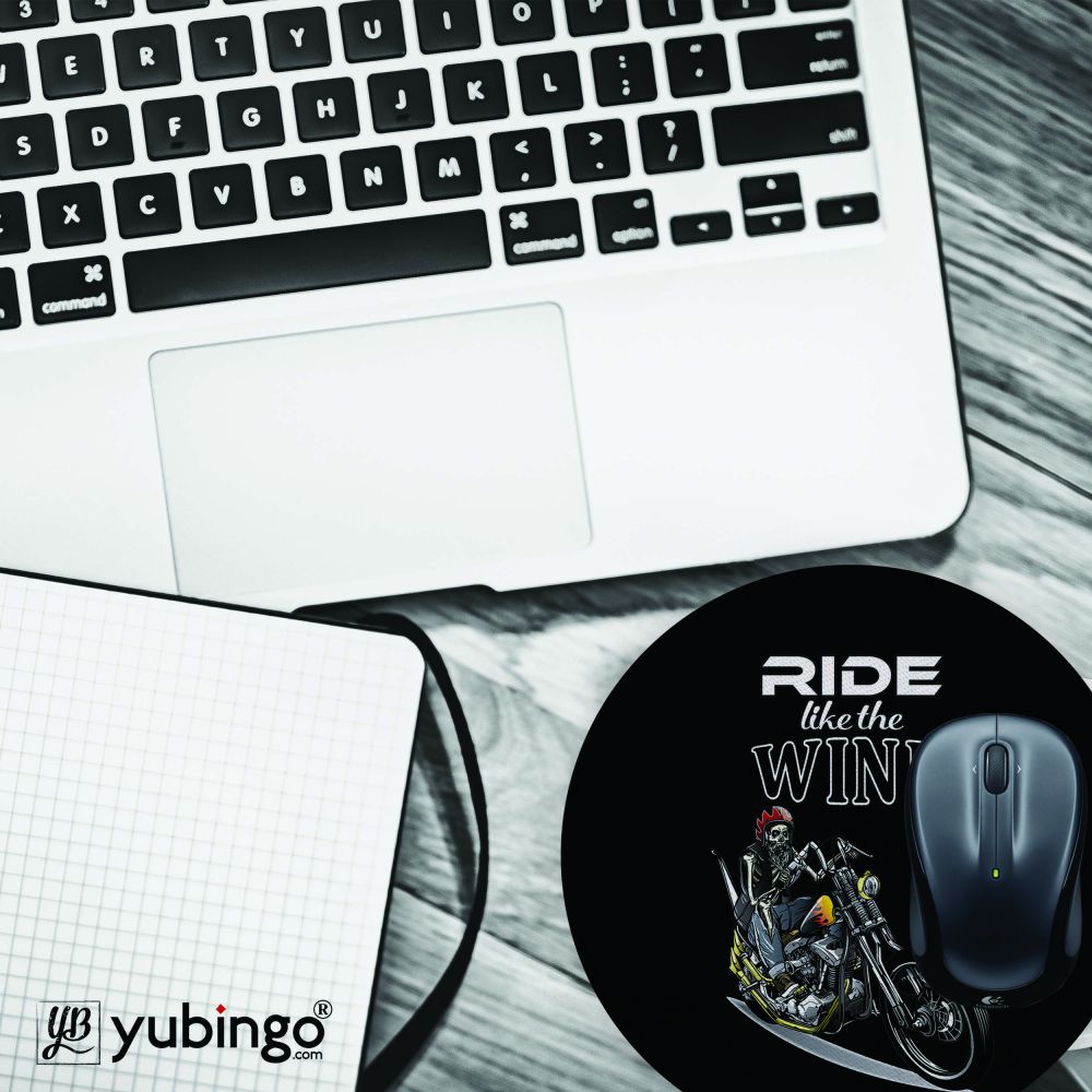 Ride the Wind Mouse Pad (Round)-Image4