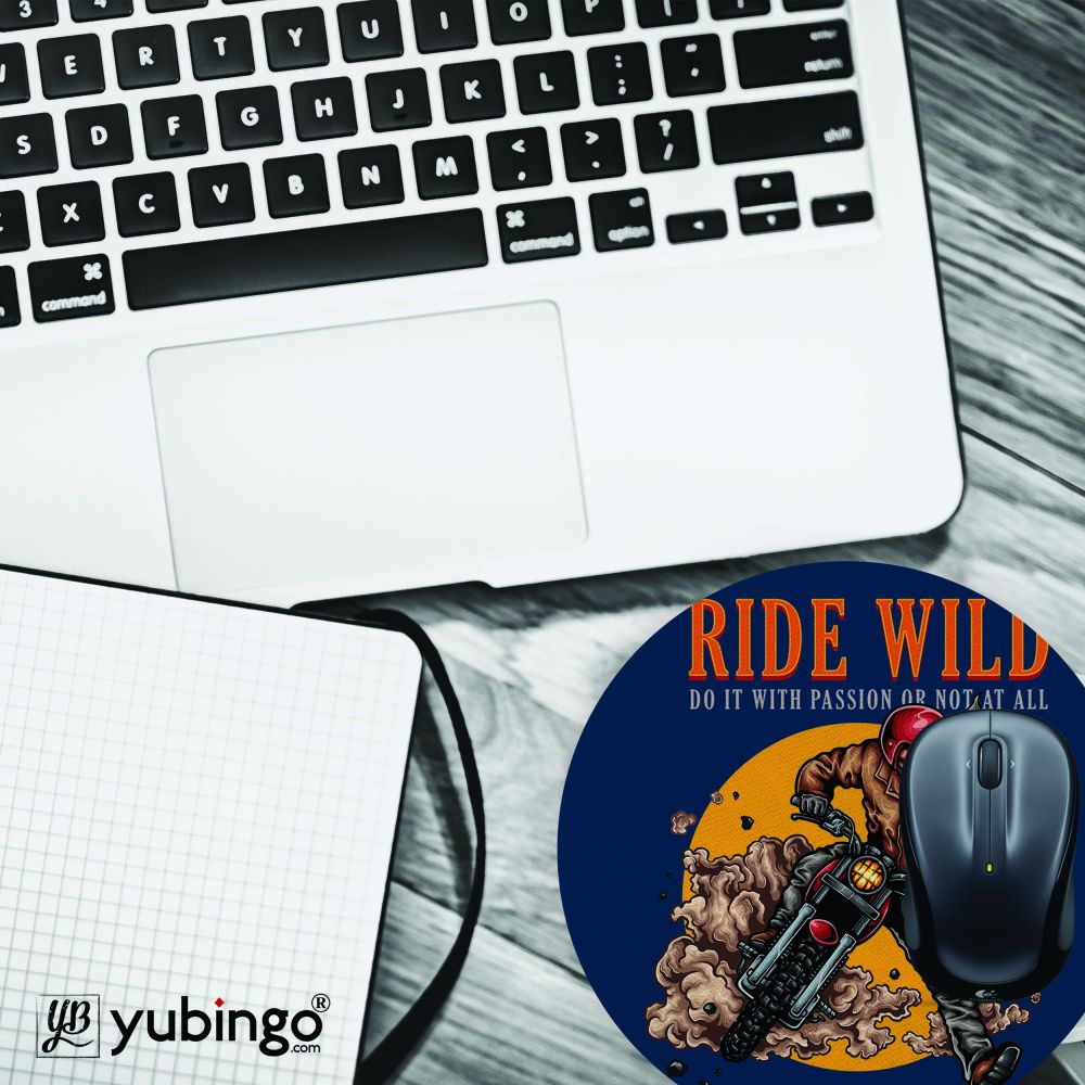 Ride Wild Mouse Pad (Round)-Image4