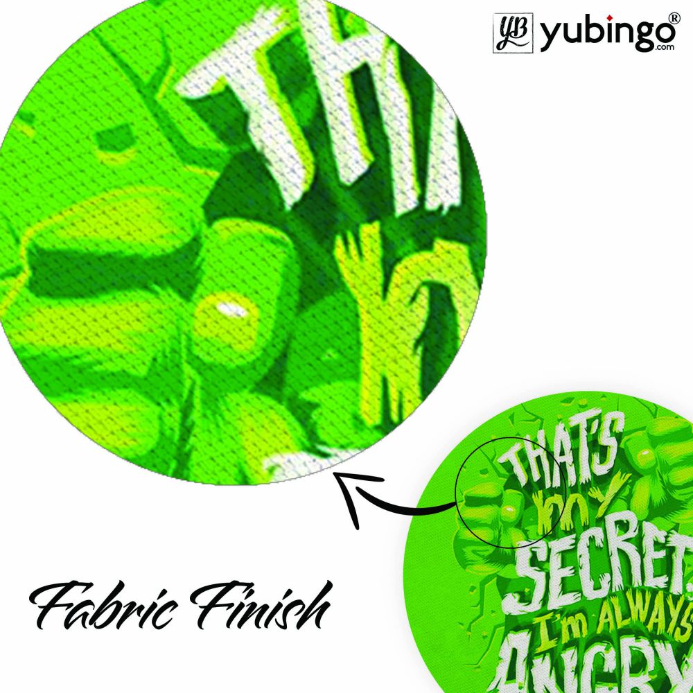 Secret I Am Always Angry Mouse Pad (Round)-Image3