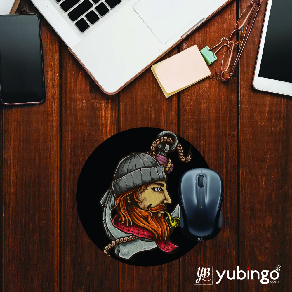 Skipper Mouse Pad (Round)-Image2