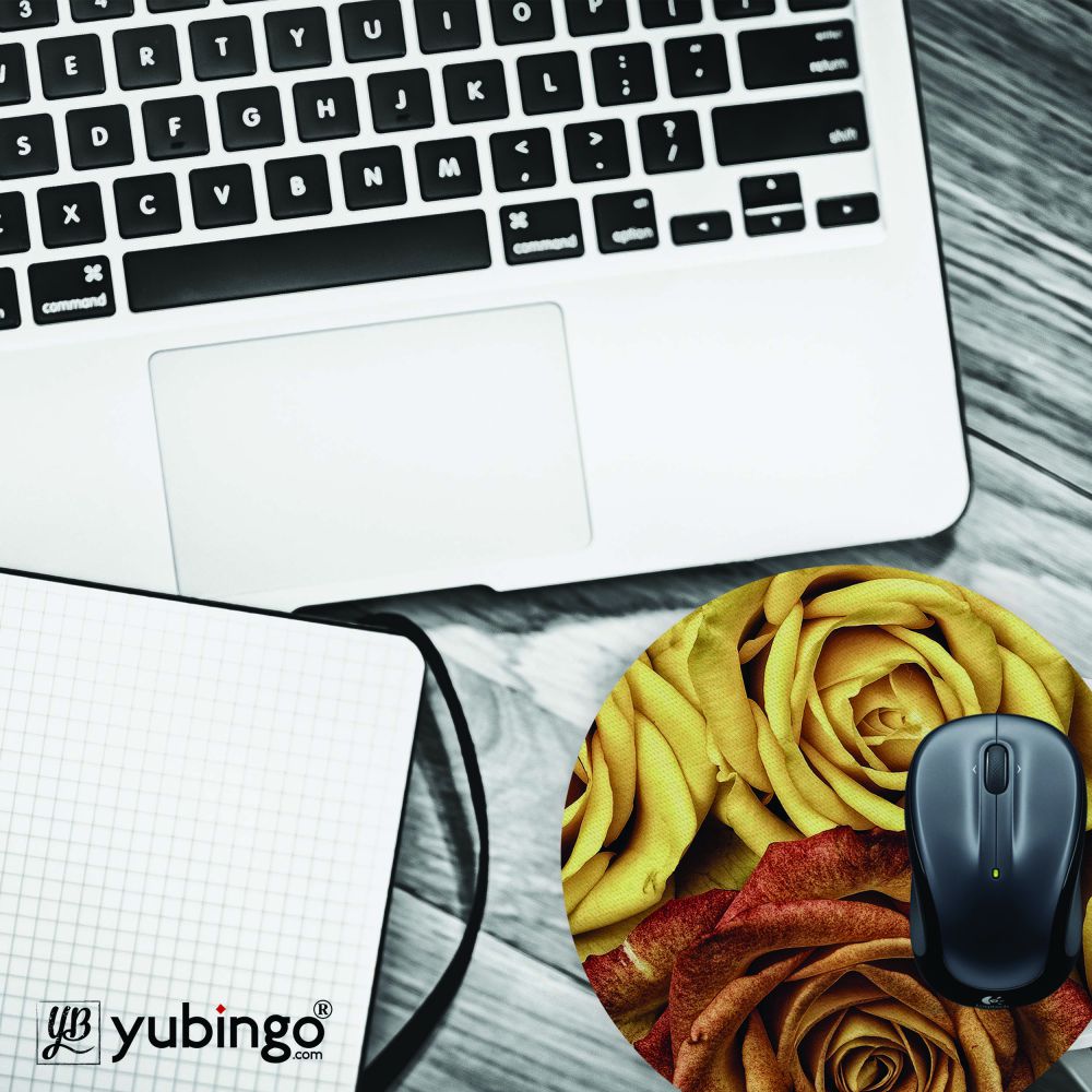 So Many Rose Mouse Pad (Round)-Image4