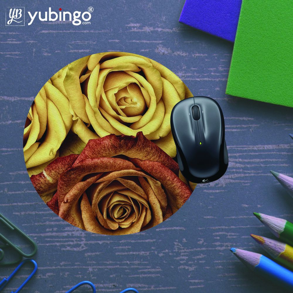 So Many Rose Mouse Pad (Round)-Image5