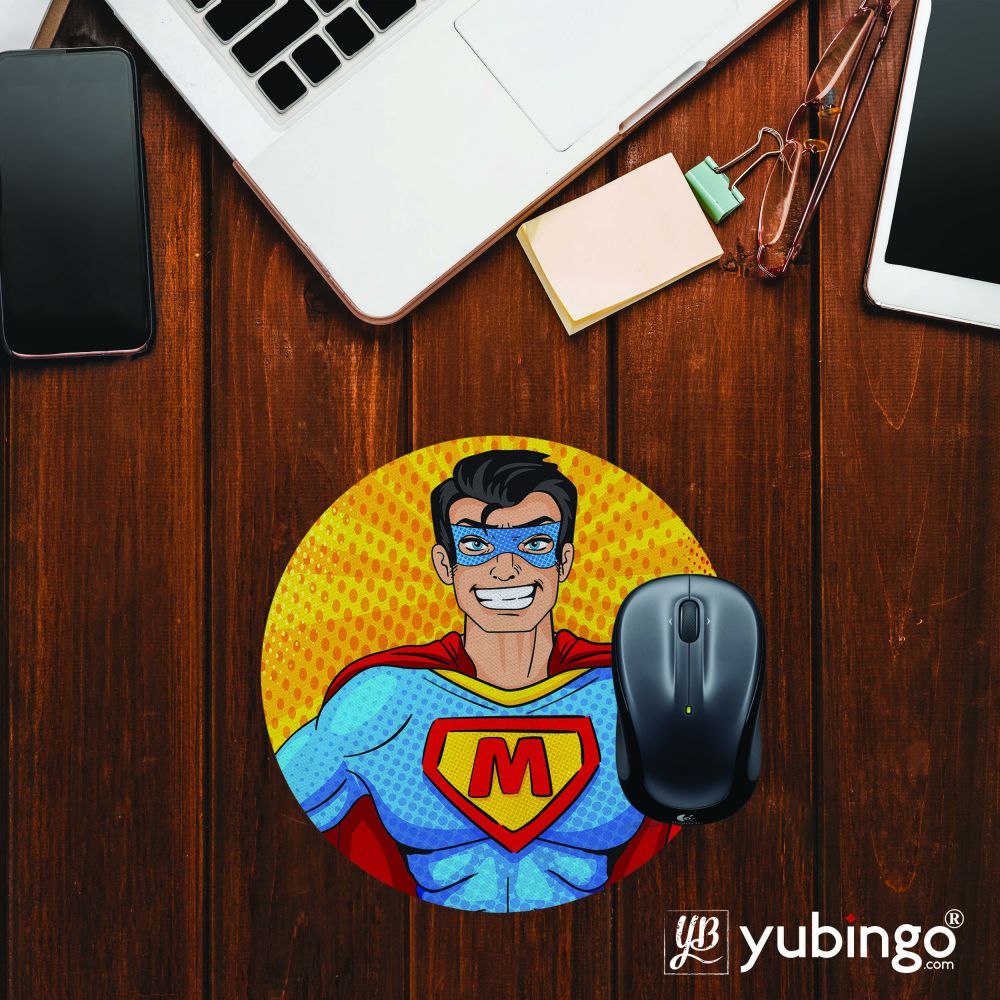 Super M Mouse Pad (Round)-Image2