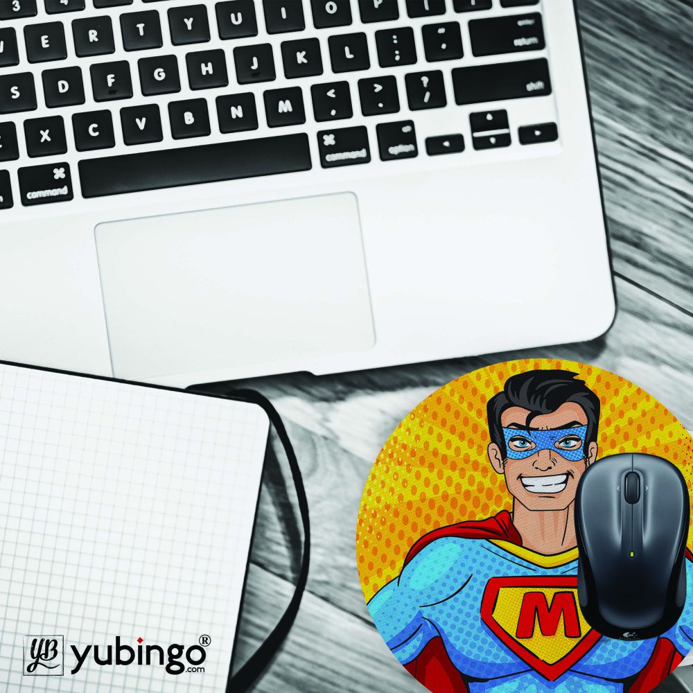Super M Mouse Pad (Round)-Image4