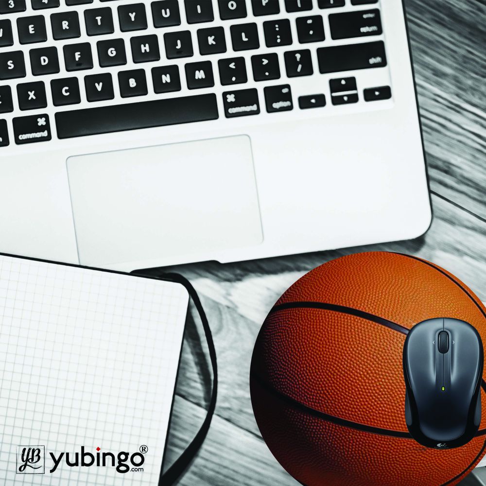 The Basketball Mouse Pad (Round)-Image4