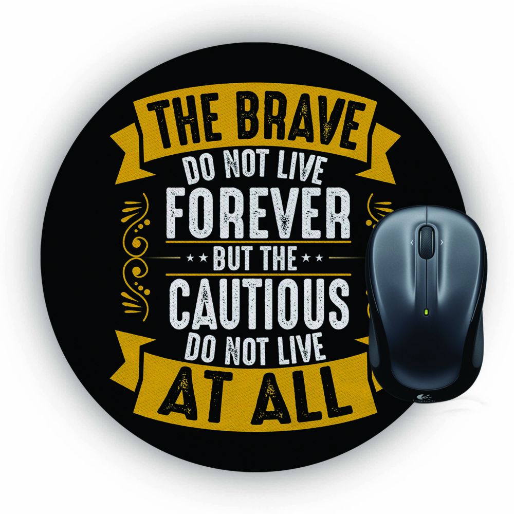 The Brave Mouse Pad (Round)