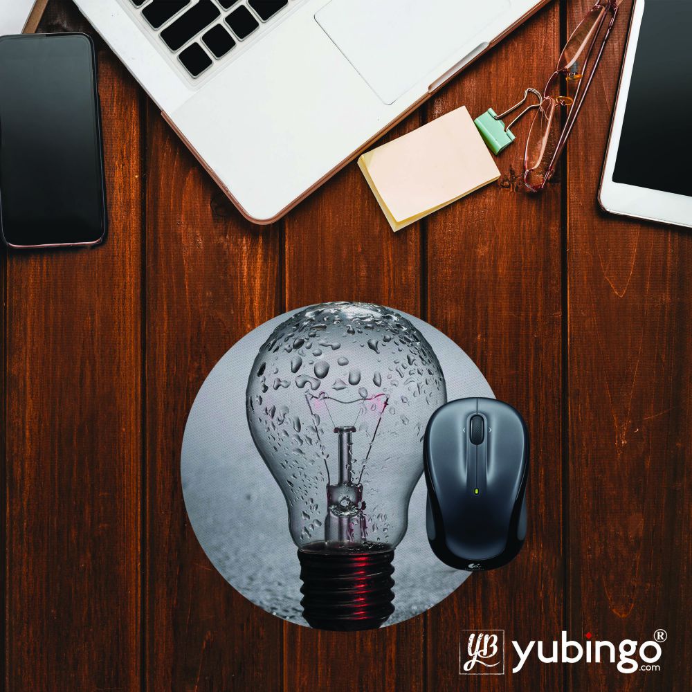 The Bulb Mouse Pad (Round)-Image2