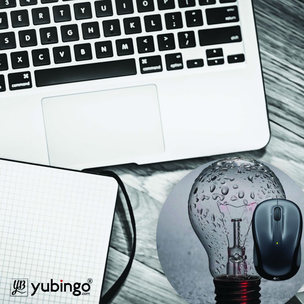 The Bulb Mouse Pad (Round)-Image4