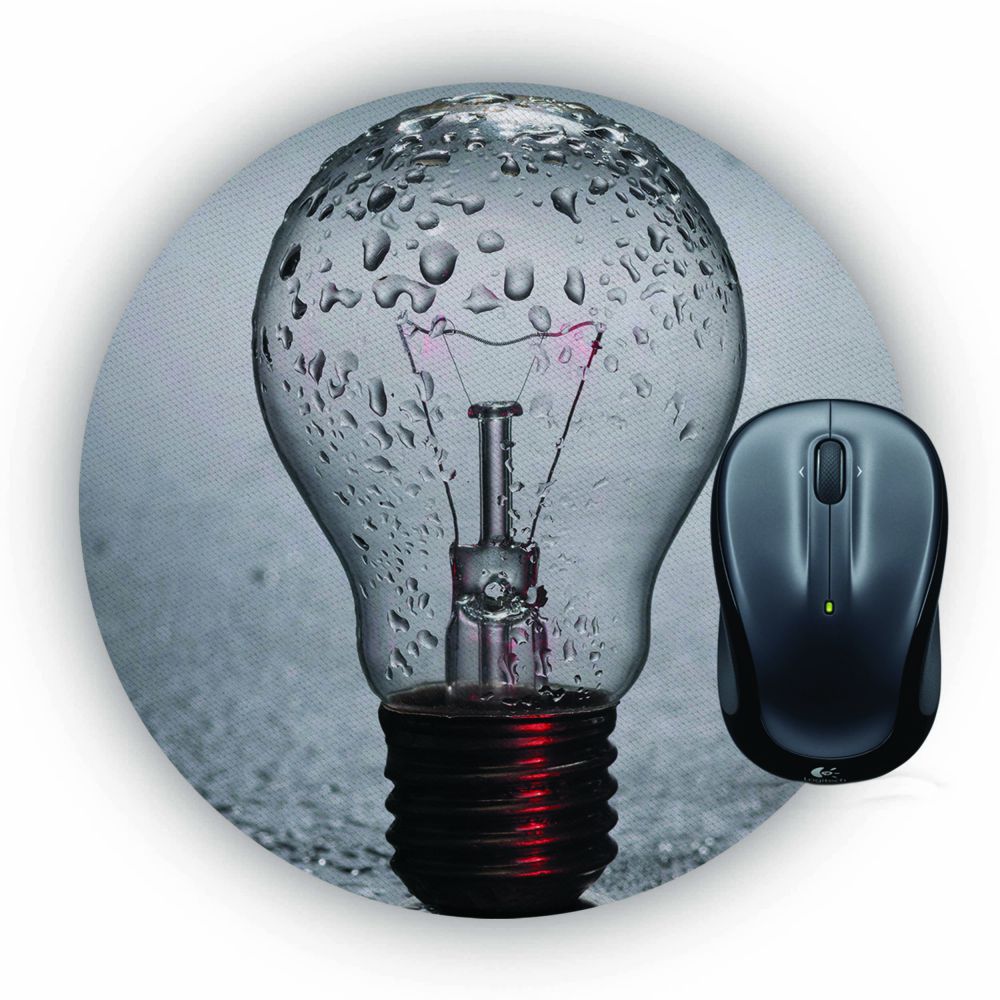 The Bulb Mouse Pad (Round)