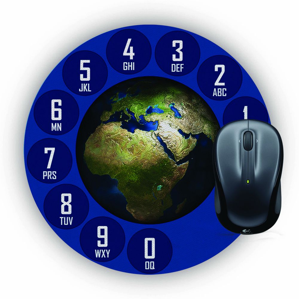 The Dial Mouse Pad (Round)