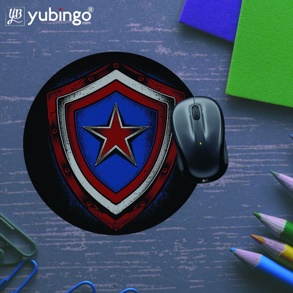 The Shield Mouse Pad (Round)-Image5