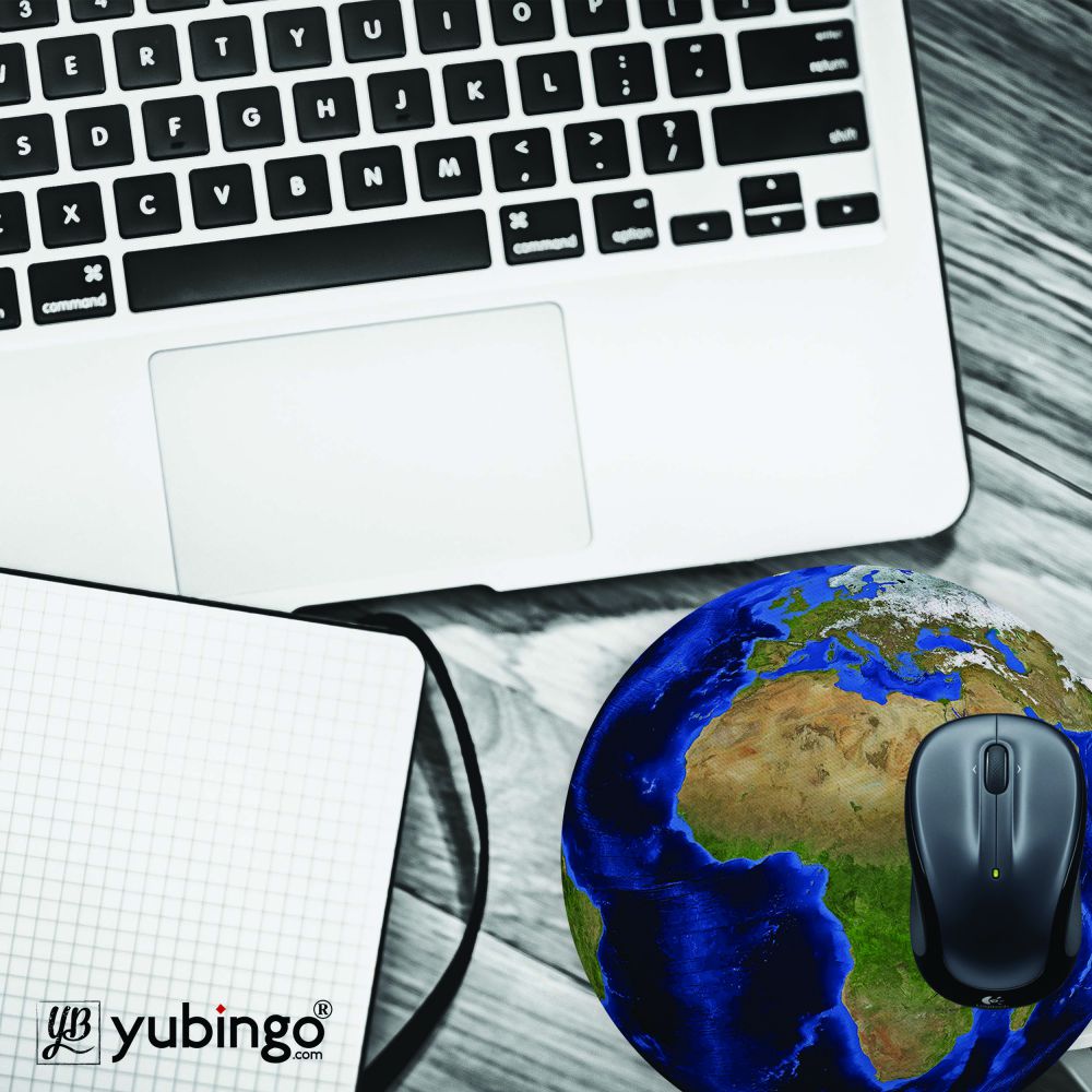 The World Mouse Pad (Round)-Image4
