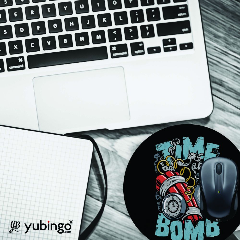 Time Bomb Mouse Pad (Round)-Image4
